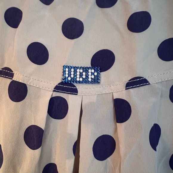 VDP Polka Dot dress with Blue Accents - Picture 6 of 6